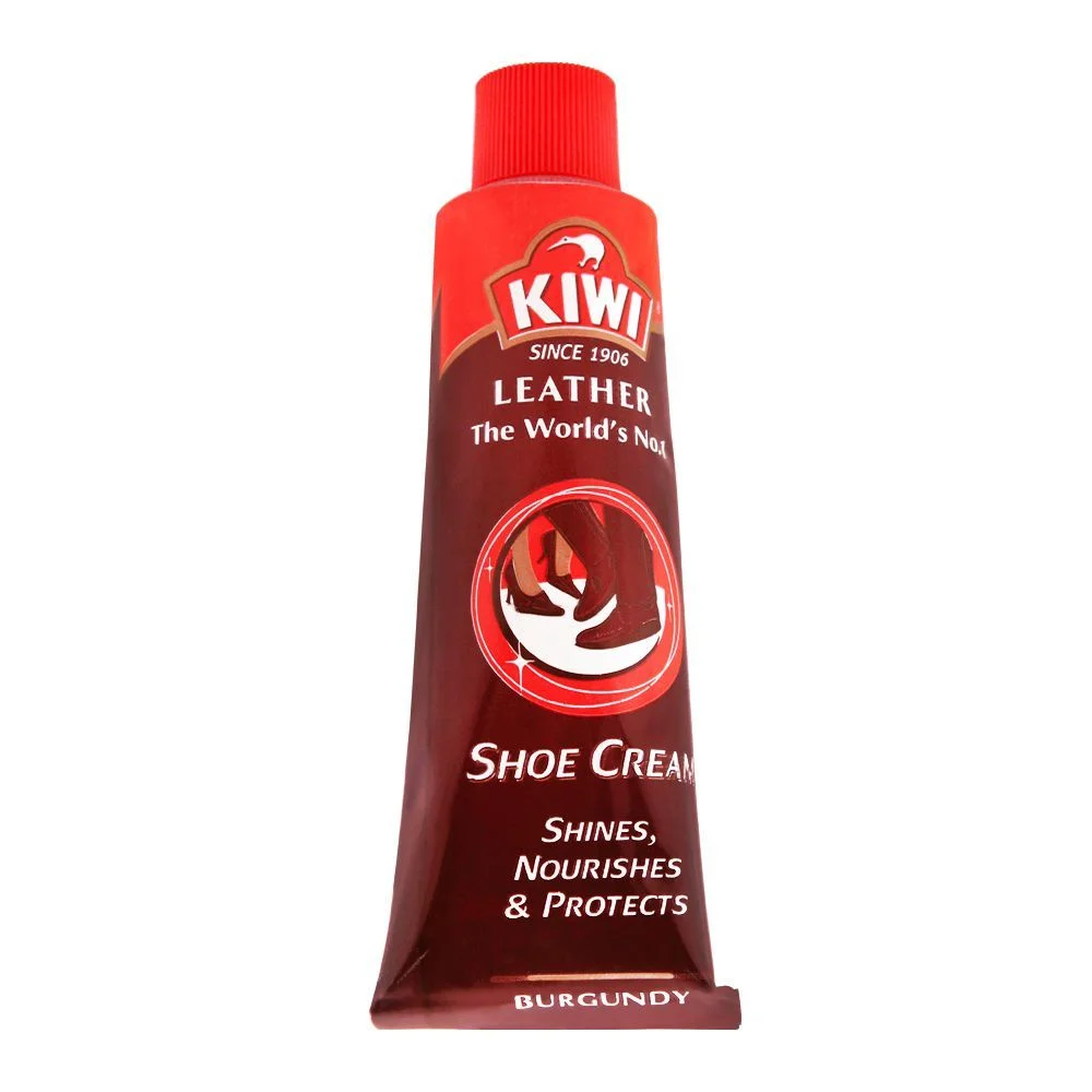 Burgundy shoe cream shop