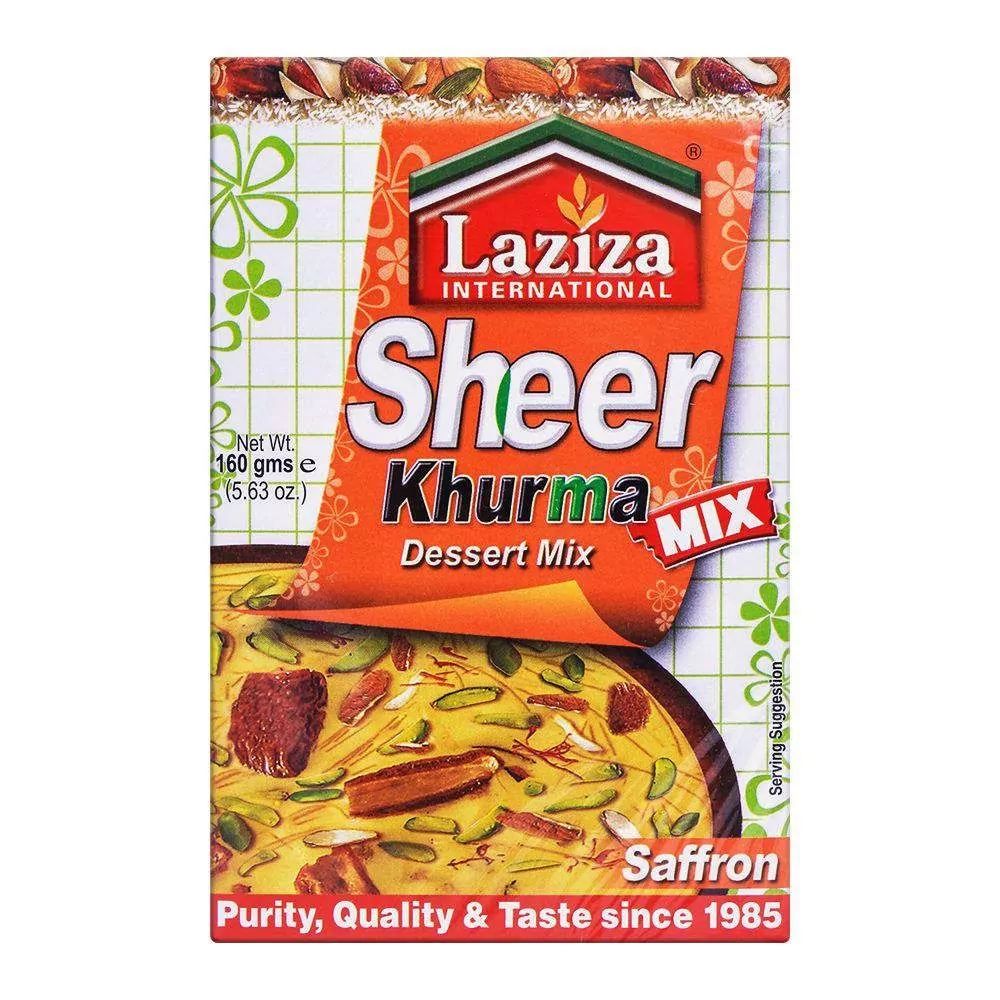 Laziza Sheer Khurma Saffron Dessert Mix 160G Laziza Sheer Khurma Saffron Dessert Mix 160G