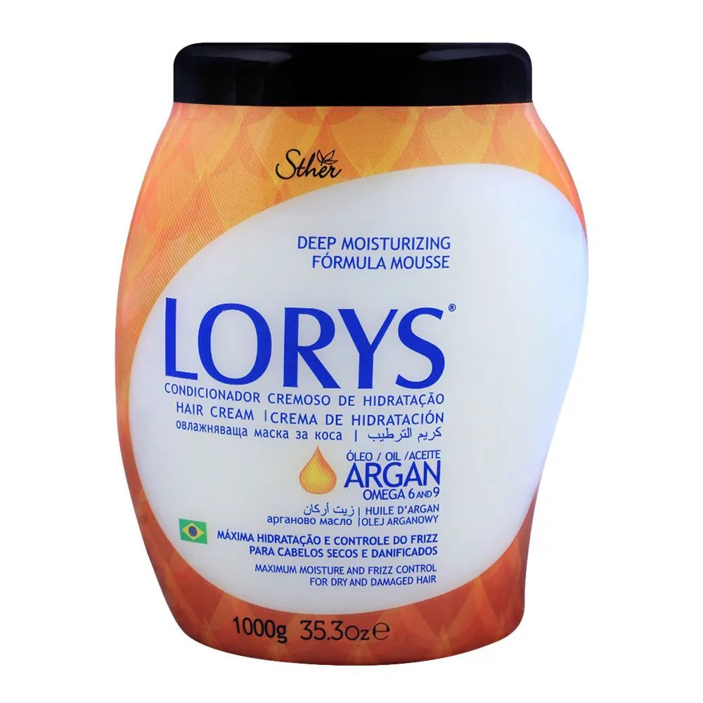 Lorys Argan Oil Omega 6 & 9 Hair Cream, For Dry & Damaged Hair, 1000G A Lorys Argan Oil Omega 6 &Amp;Amp; 9 Hair Cream, For Dry &Amp;Amp; Damaged Hair, 1000G