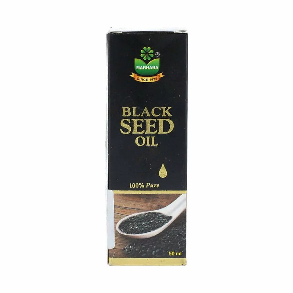 Marhaba Roghan Kalonji Oil (Black Seed Oil) 50Ml Marhaba Roghan Kalonji Oil (Black Seed Oil) 50Ml