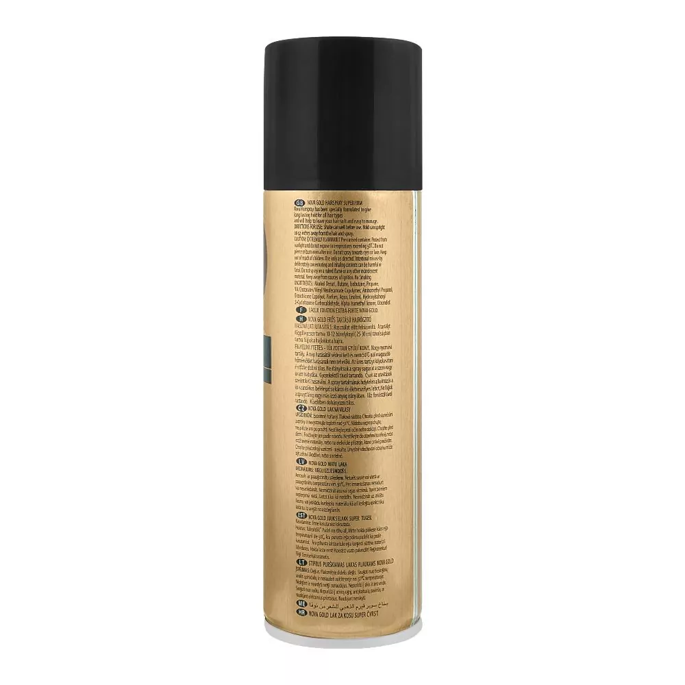 Nova gold hair spray discount