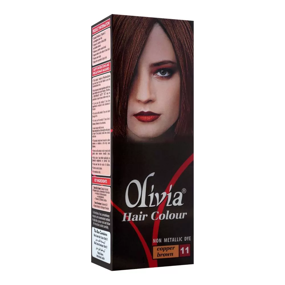 Olivia Hair Colour 11 Copper Brown Olivia Hair Colour 11 Copper Brown