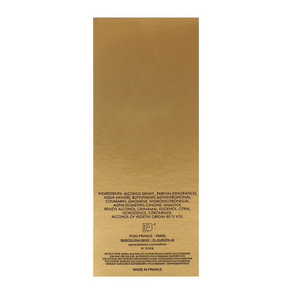 Paco Rabanne 1Million Eau De Toilette 100Ml