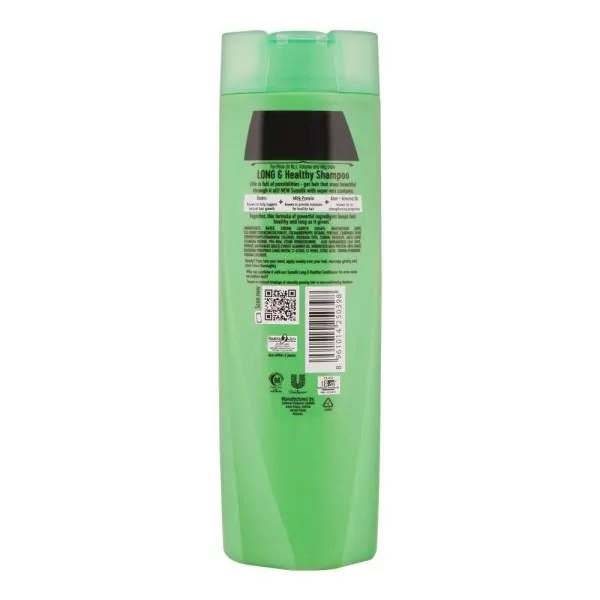 Sunsilk Long & Healthy Biotin Milk Protein & Aloe + Almond Oil Shampoo, 185ml