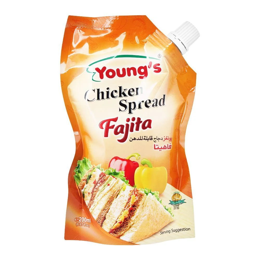 Young'S Chicken Spread Fajita Pouch 200Ml Young'S Chicken Spread Fajita Pouch 200Ml