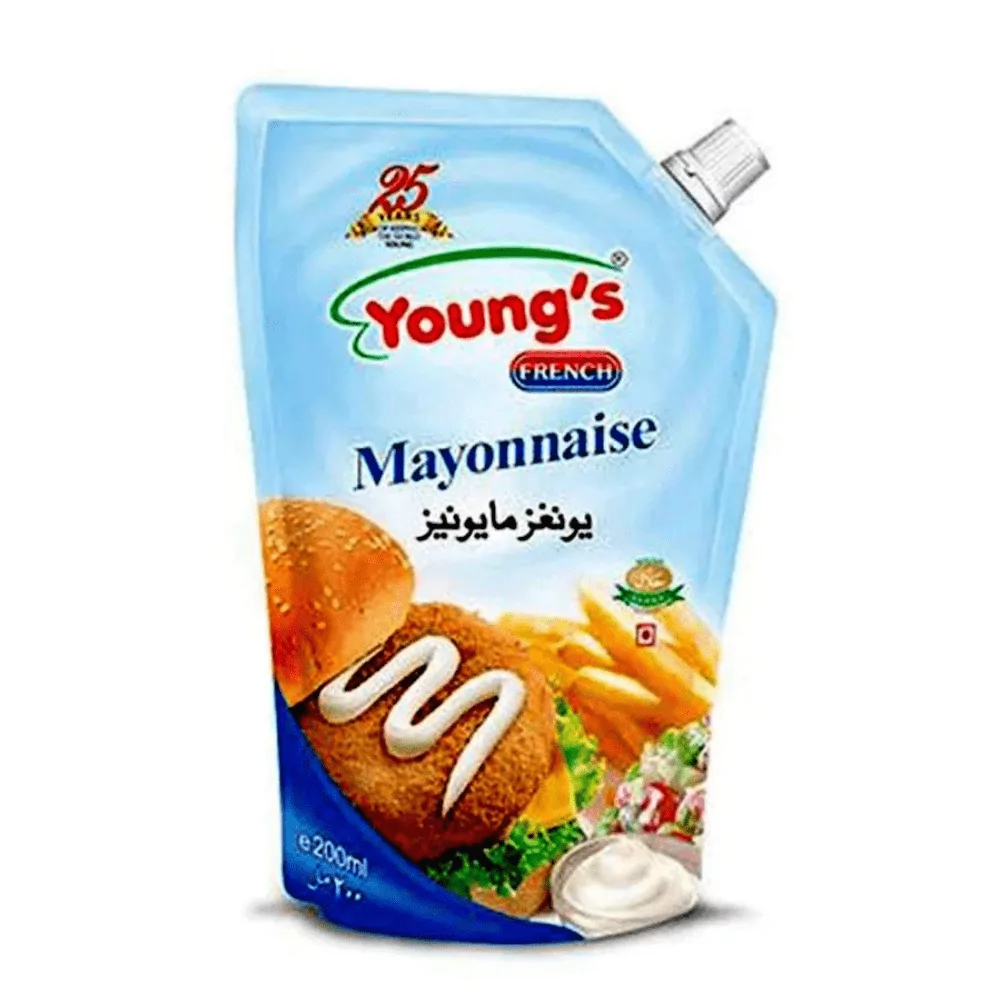 Young’s French Mayonnaise Pouches -200Ml Young’s French Mayonnaise Pouches -200Ml