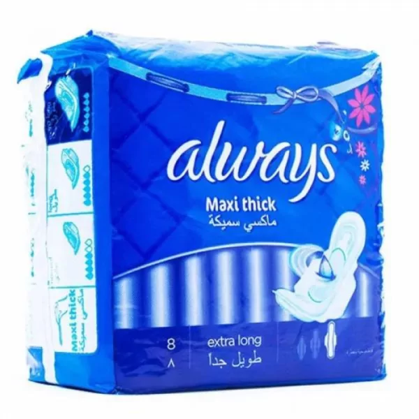 Always Pads Maxi Thick Extra Long 8pcs Pack