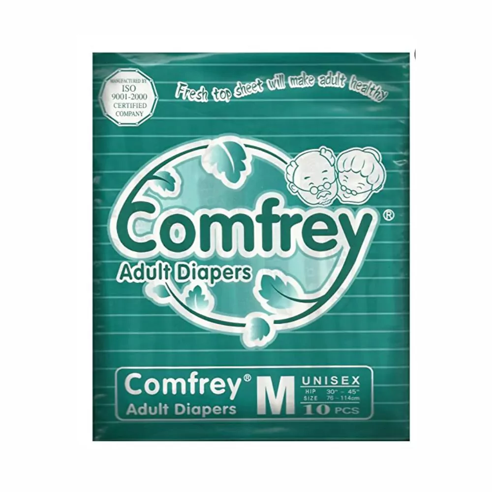 Comfrey Adult Diaper Medium 10 PC Relaxing And Consistent