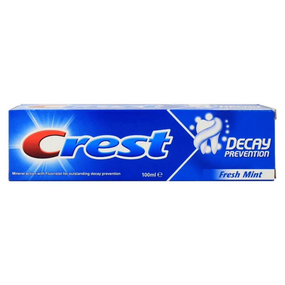 Crest Decay Prevention Fresh Mint Toothpaste, 100Ml Crest Decay Prevention Fresh Mint Toothpaste, 100Ml