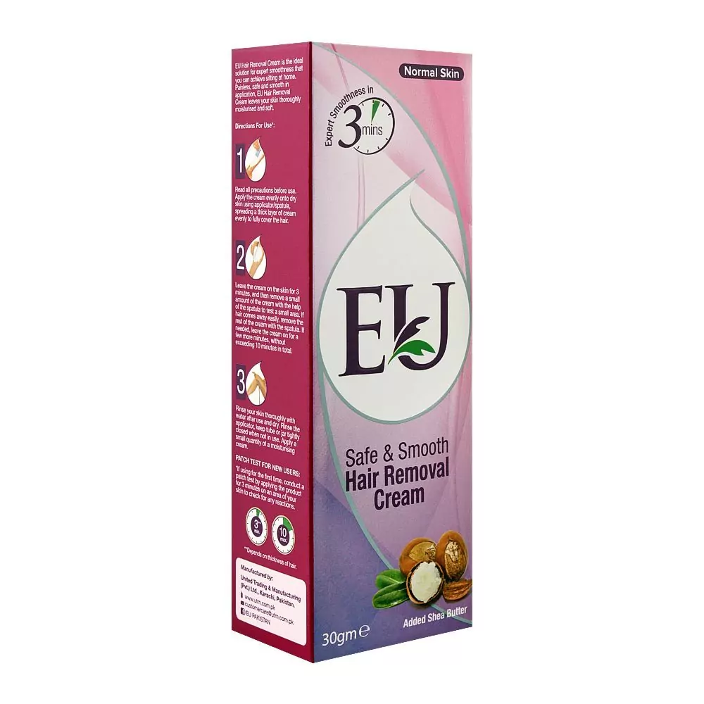 Eu Safe &Amp;Amp; Smooth Normal Skin Hair Removal Cream, 30G