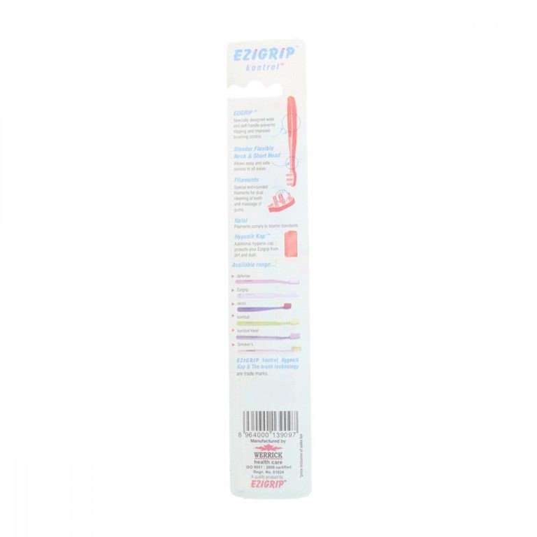 Ezigrip Kontrol Tooth Brush Medium
