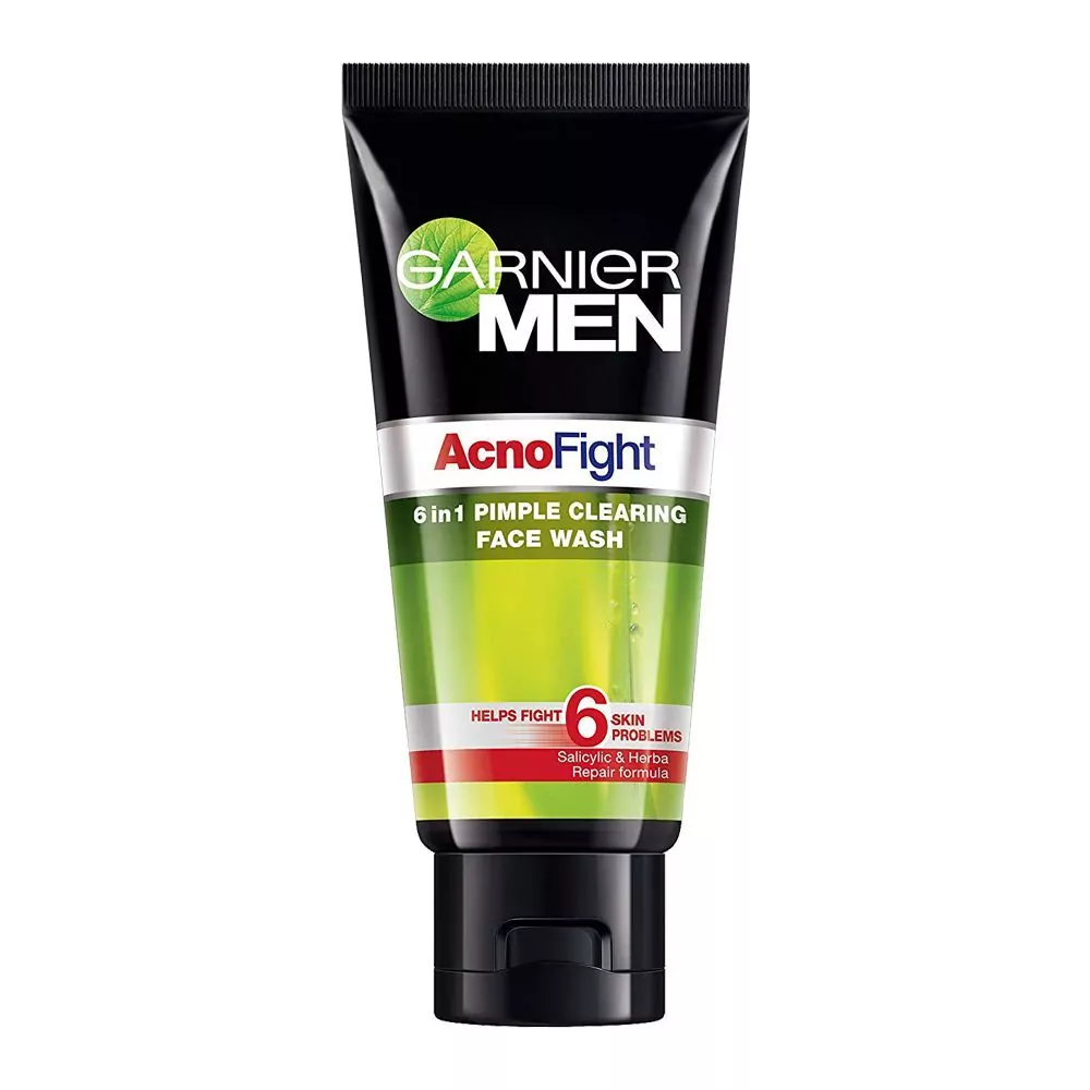 Garnier Men Acno Fight 6-In-1 Pimple Clearing Face Wash 50G Garnier Men Acno Fight 6-In-1 Pimple Clearing Face Wash 50G