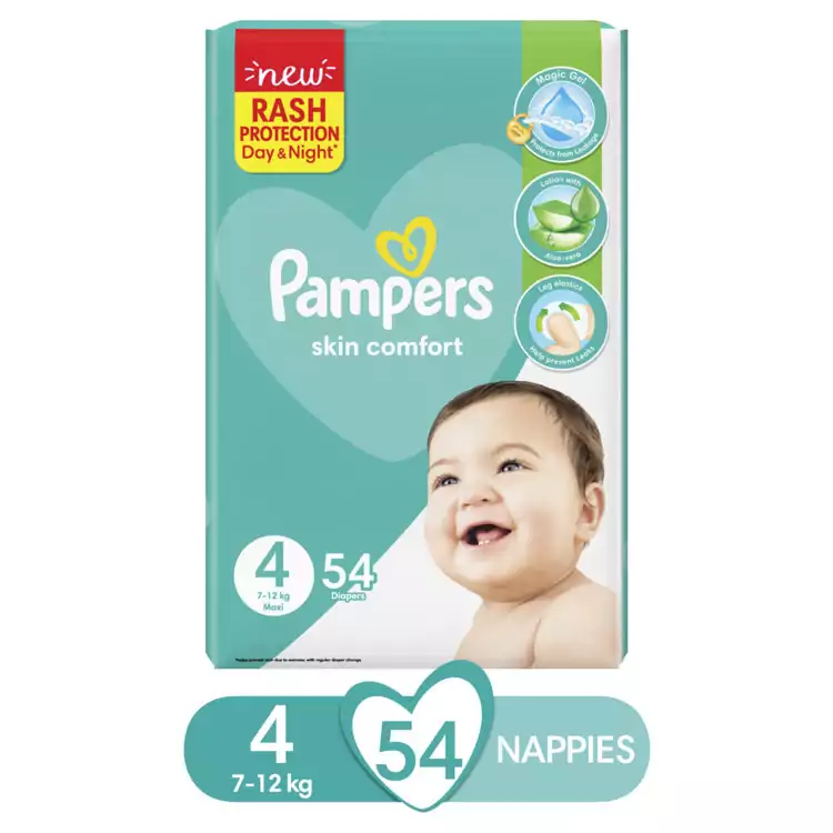 Pampers Mega Pack Maxi 4 58Pcs 7-12Kg Pampers Mega Pack Maxi 4 58Pcs 7-12Kg