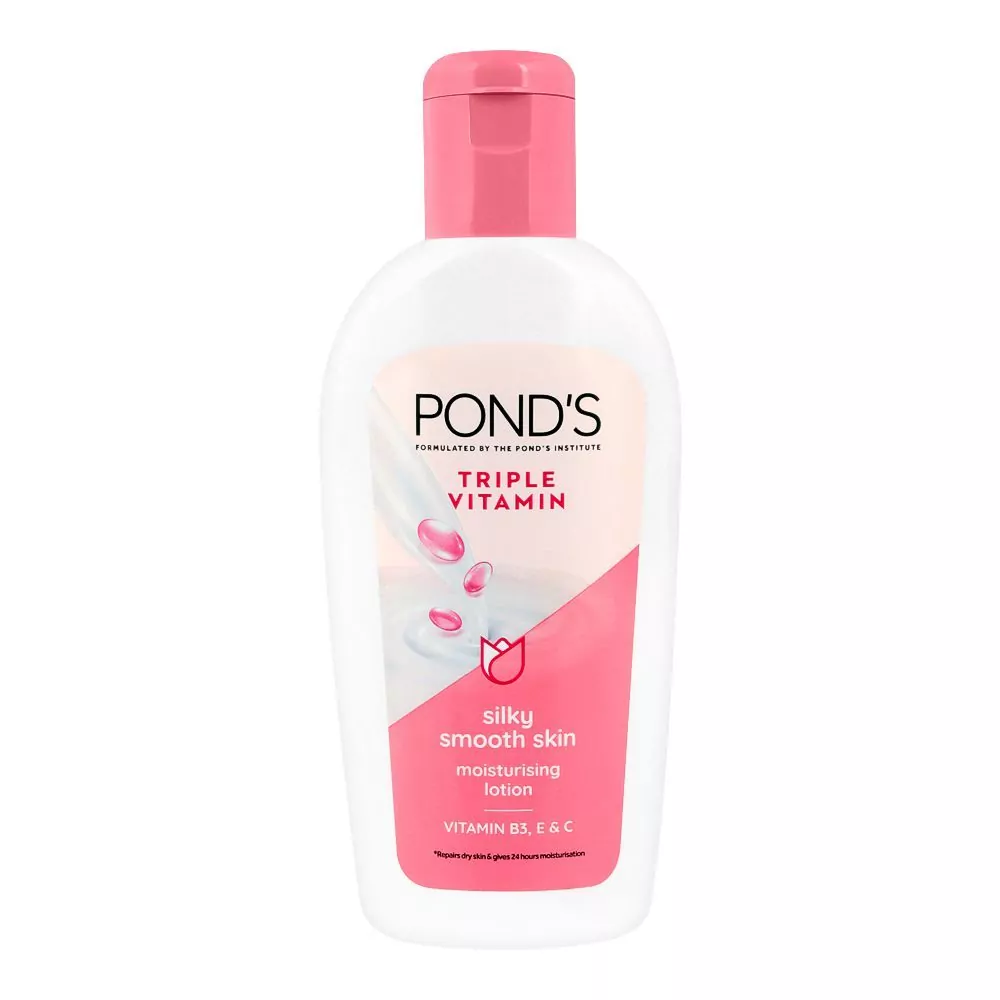 Pond’S Triple Vitamin Moisturizing Lotion, Silky Smooth Skin 200Ml Pond'S Triple Vitamin Moisturizing Lotion, Silky Smooth Skin 200Ml