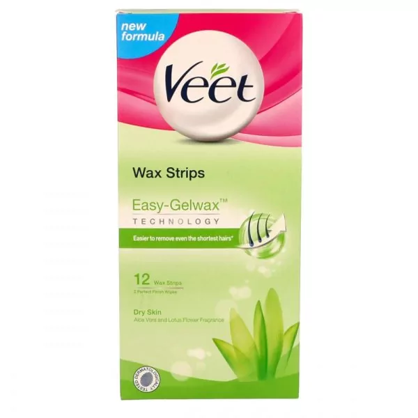 Veet Hair Remover Wax Strips 12pc PCS