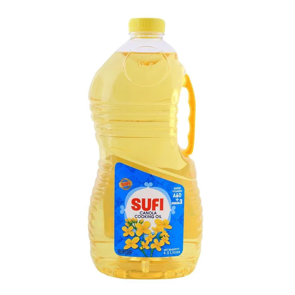 Untitled Design (21) Sufi Canola Cooking Oil Bottle 4.5 Ltr Basic - Image 1