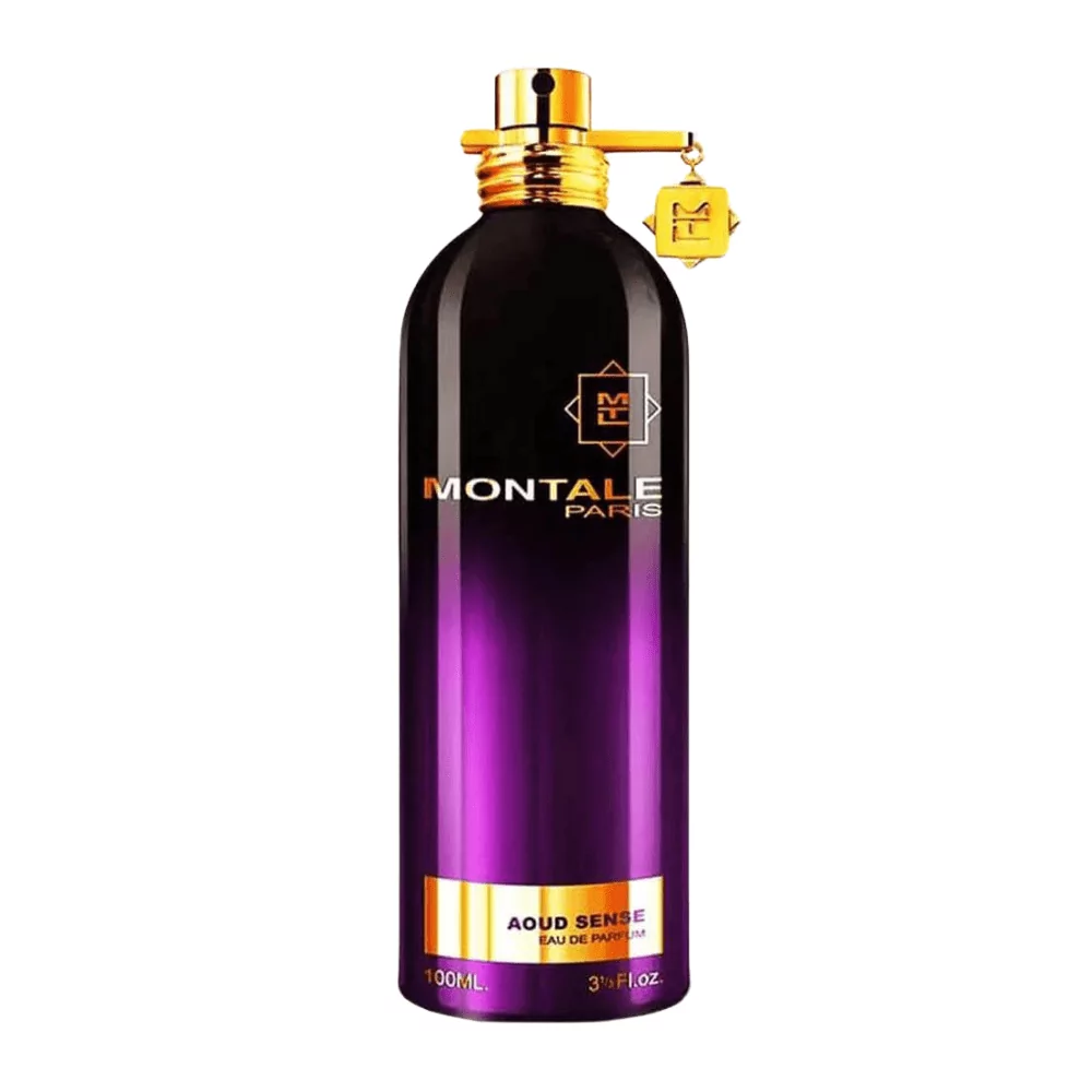 Montale Aoud Sense Perfume Edp Unisex 100Ml Exotic Scent 100Ml Bottle Of Montale Aoud Sense Perfume Edp, An Exotic Unisex Fragrance With Rich Oud Notes And A Distinctive Bottle Design.