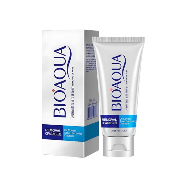 BIOAQUA Acne Cleanser – Gently removes oil and dirt to fight acne and blackheads.