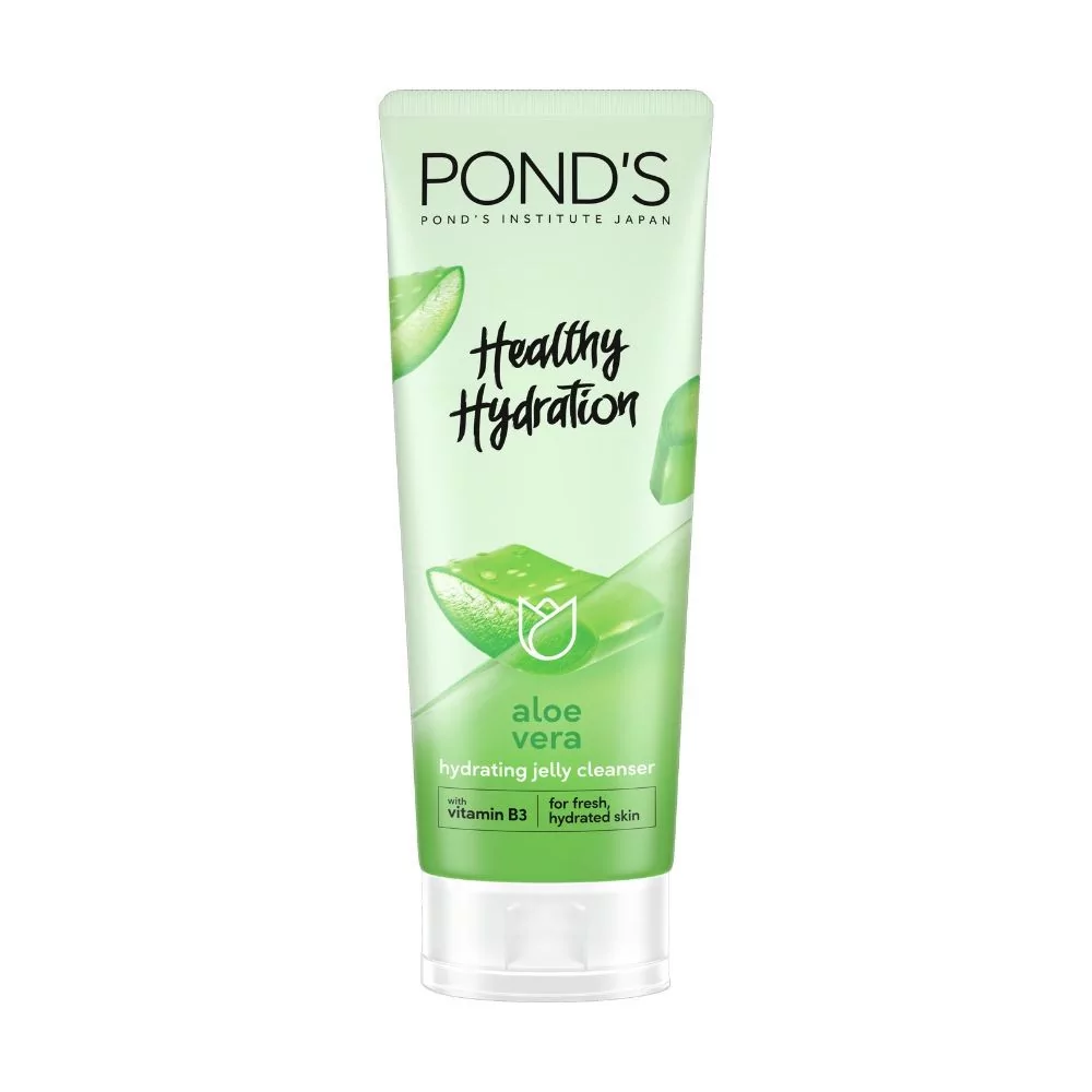 Pond’S Healthy Hydration Aloe Vera Gel Cleanser 100Ml Pond'S Healthy Hydration Aloe Vera Gel Cleanser - Hydrating And Refreshing Face Wash With Aloe Vera For Soft And Smooth Skin.