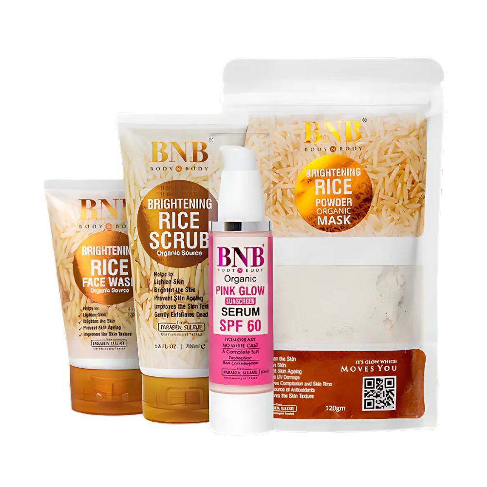 BNB Opulent Glow Bundle – Skincare + Pink Glow SPF