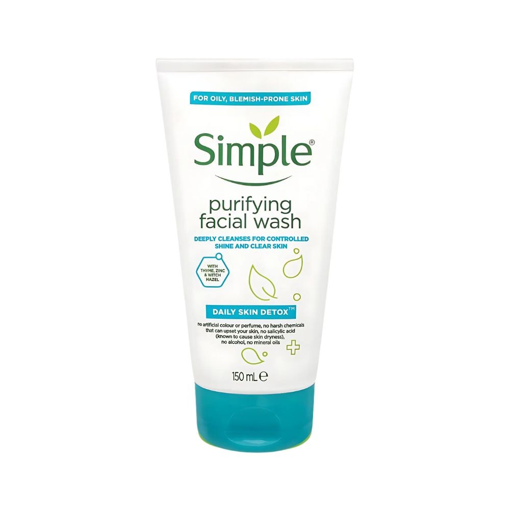 Simple Face Boost Simple Daily Skin Detox Purifying Facial Wash 150ml – Clear Skin Boost