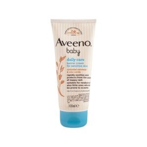 Aveeno Baby Barrier Cream 100Ml – Gentle Diaper Rash Cream With Zinc And Oatmeal For Baby’s Sensitive Skin.