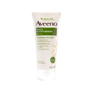 Aveeno Daily Moisturising Cream 100Ml – Cream For Dry And Sensitive Skin With Oatmeal And Long-Lasting Hydration.