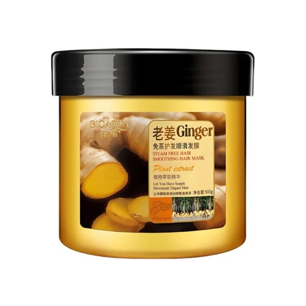 BIOAQUA Ginger Hair Mask – Deep repair hair treatment for dry, damaged, and frizzy hair.