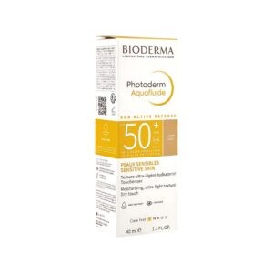 Bioderma Photoderm Aquafluide Spf50+ 40Ml – Lightweight Sunscreen With 8-Hour Hydration And Strong Uv Protection For All Skin Types.