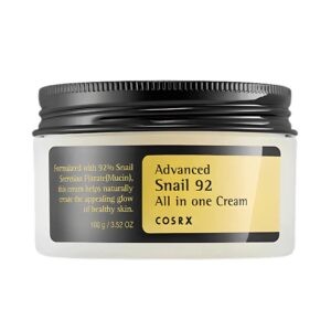 Cosrx Advanced Snail 92 All In One Cream 100Gm – Hydrating And Repairing Moisturizer With 92% Snail Mucin For All Skin Types.