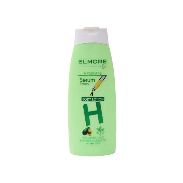 Elmore Aloe Vera & Avocado Body Lotion – Hydrating lotion for dry skin with soothing and softening benefits.