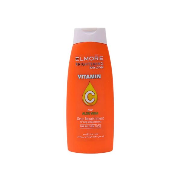 Elmore Deep Nourishment Body Lotion 250ml – Vitamin C skin moisturizer for dry skin care and daily hydration.