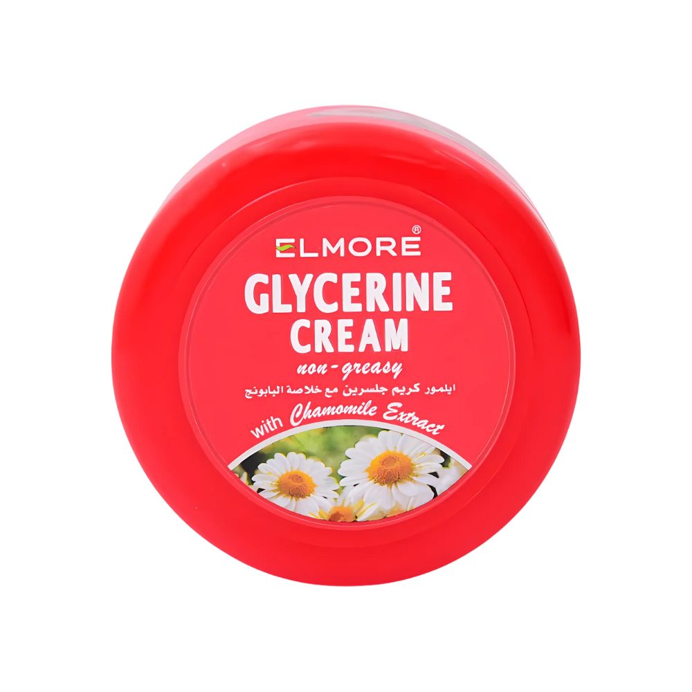 Elmore Chamomile Glycerine Cream 175Ml – Moisturizing Cream For Soft, Calm, And Hydrated Skin.
