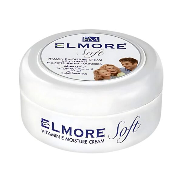 Elmore Soft Vitamin E Moisture Cream 100ml – Daily moisturizing cream for smooth and glowing skin.