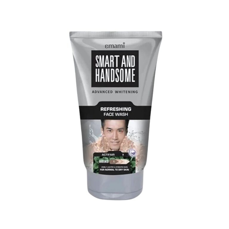 Emami Refreshing Face Wash 100G – Cooling Face Wash For Men With Herbacool And Nutra-Fresh For Oil-Free Bright Skin.