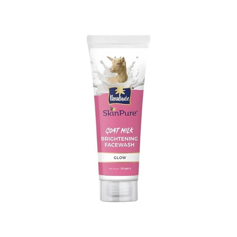 Parachute Goat Milk Face Wash – Brightens And Softens Skin With Natural Goat Milk Extract.
