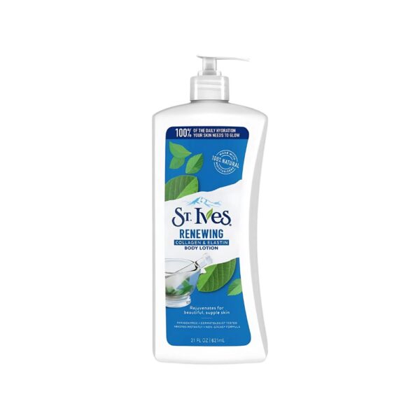 St. Ives Collagen & Elastin Body Lotion 621ml – Daily body lotion for soft, firm, and smooth skin with natural moisturizers.