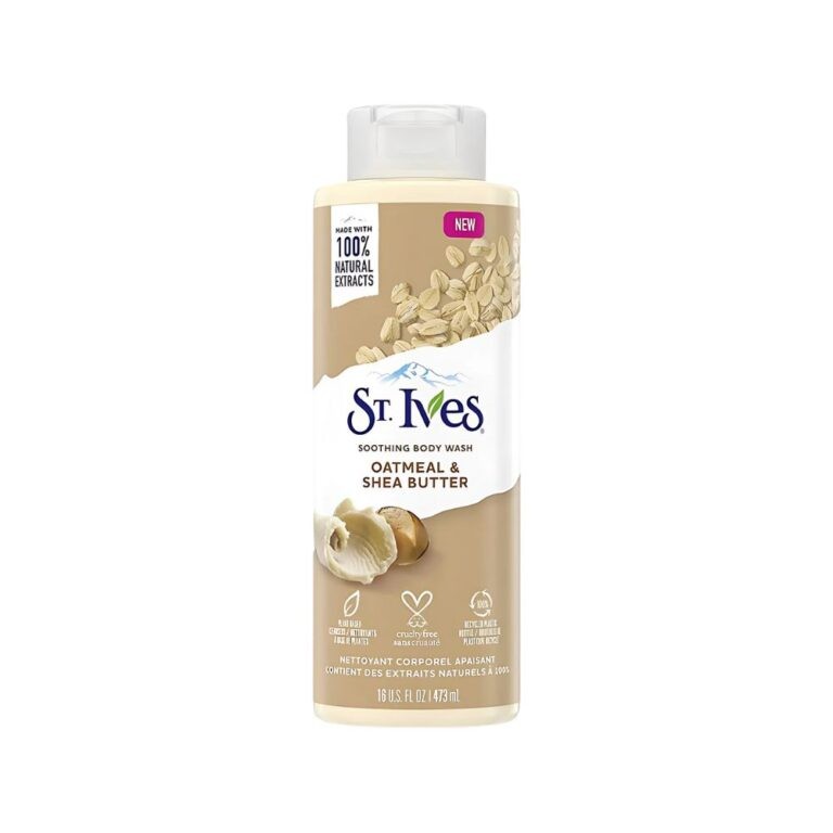 St. Ives Soothing Oatmeal &Amp; Shea Butter Body Wash 473Ml – Creamy Soothing Cleanser For Dry Skin With Natural Oatmeal And Shea Butter.