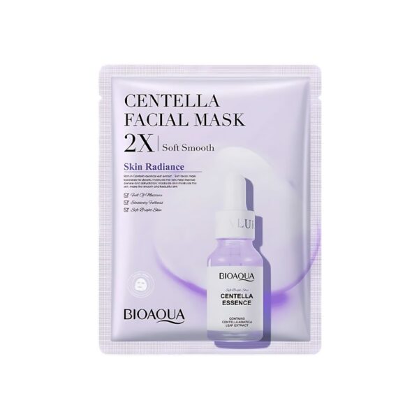 BIOAQUA Centella Facial Mask – Hydrating and soothing sheet mask for glowing, healthy skin.