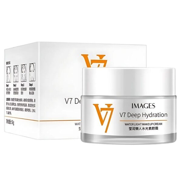 BIOAQUA Images V7 Deep Hydration Whitening Face Cream – Moisturizing and brightening cream for soft, smooth skin.