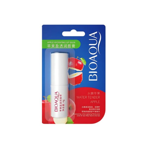 BIOAQUA Apple Hydrating Lip Balm – Moisturizing lip care with natural fruit extracts.