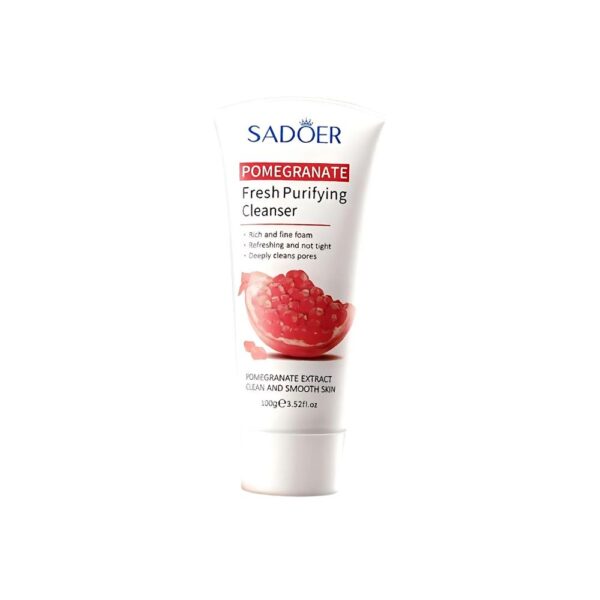 BIOAQUA Sadoer Pomegranate Cleanser – Refreshing daily face wash for soft and radiant skin.