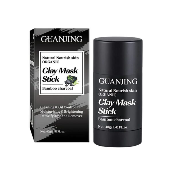 Guanjing Bamboo Charcoal Clay Mask Stick – Blackhead removal and deep cleansing for smooth, clear skin.