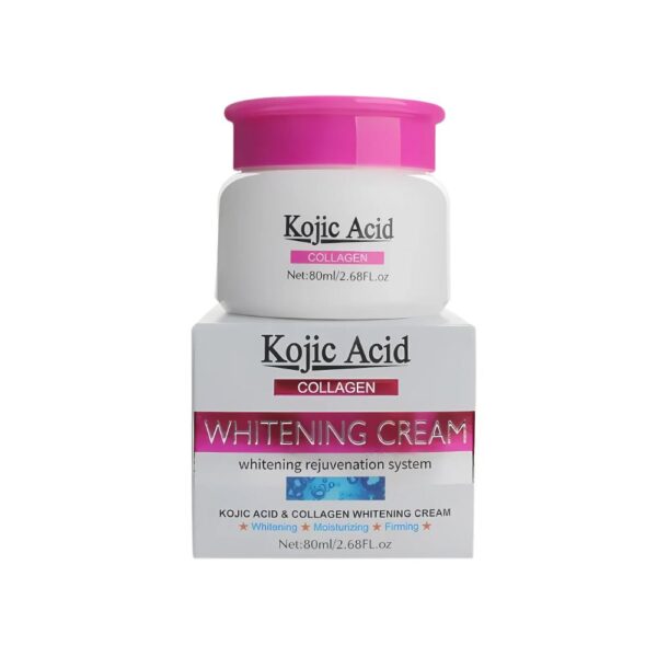 Guanjing Kojic Acid Collagen Whitening Cream – Brightens, repairs, and firms skin.