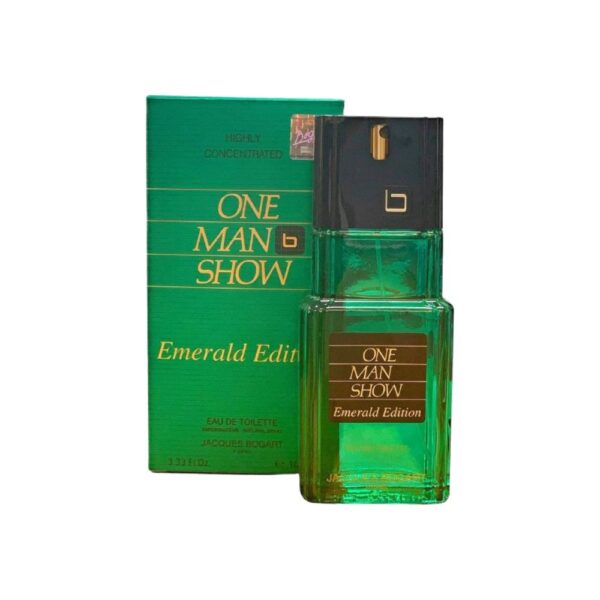 Jacques Bogart One Man Show Emerald Edition 100ml – Fresh and woody men’s perfume with basil, cedar, and patchouli notes.
