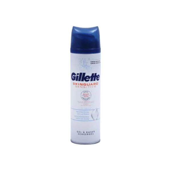 GILLETTE SKINGUARD SHAVE GEL for Sensitive Skin Protection 200 ML. For Men.